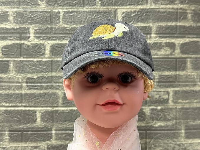 Adjustable Embroidered Animal Baseball Hat for Toddler Kid