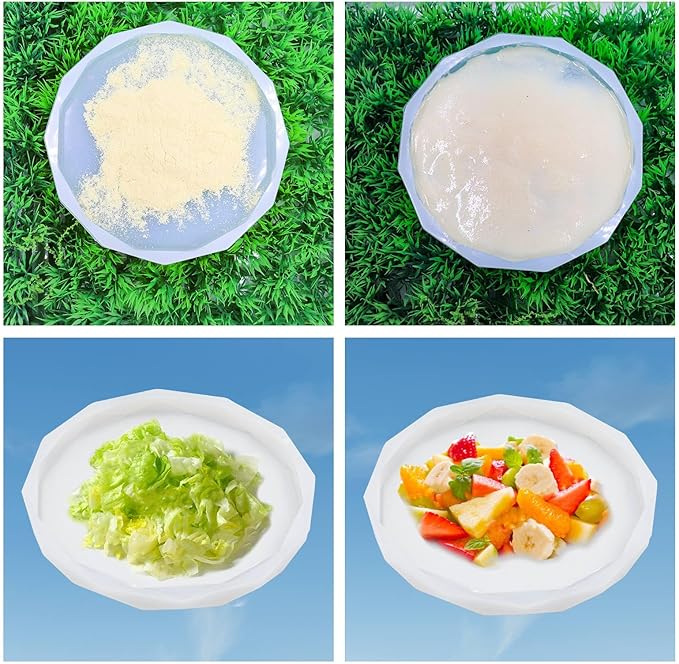 2 Pack Snail Habitat Kit, White Silicone Food Bowl and Water Dish for Snail, Snail Habitat Accessories, Pet Land Snail Supplies