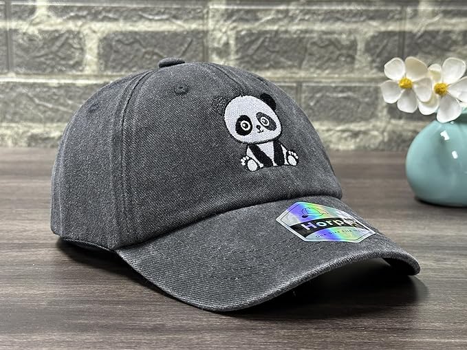 Adjustable Embroidered Animal Baseball Hat for Toddler Kid