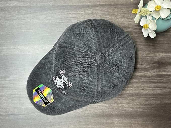 Adjustable Embroidered Animal Baseball Hat for Toddler Kid