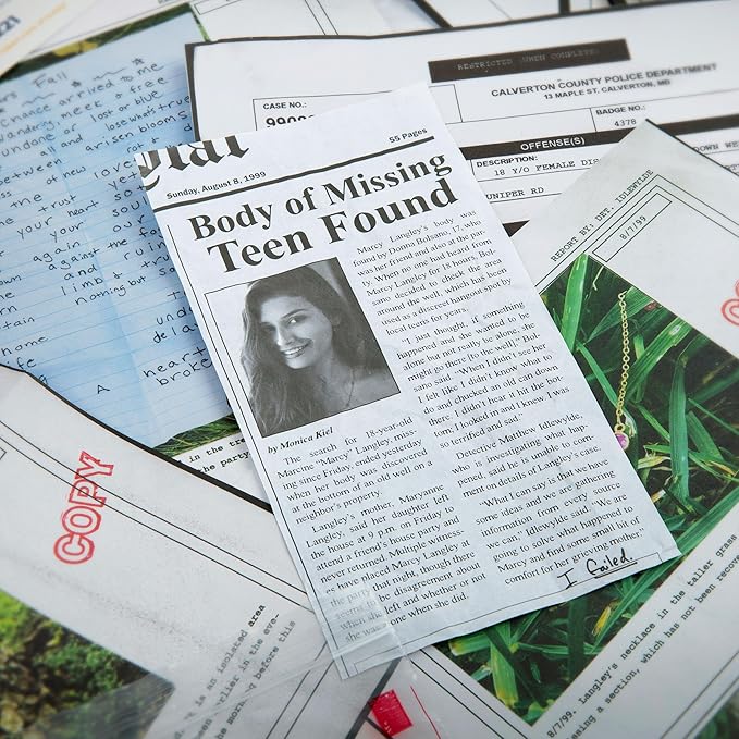 Hunt A Killer: Cold Case: Girl in The Well, an Immersive True Crime Experience for Fans of Criminal Minds and Forensic Files, A Perfect Mystery Game Idea, for Ages 14+