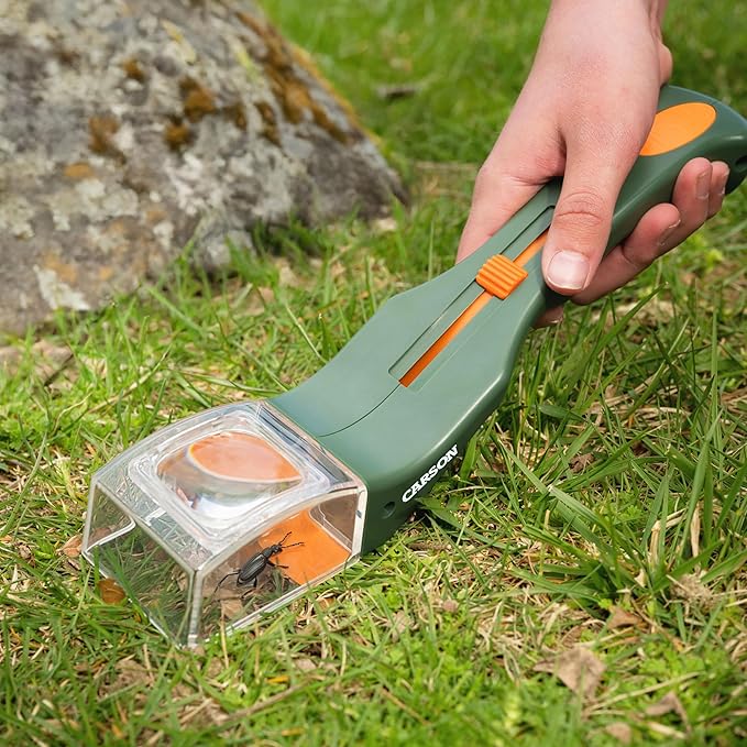 Carson BugView Bug Catcher Indoor and Outdoor Tool and Magnifier for Kids and Adults - Set of 6 (HU-10MU)