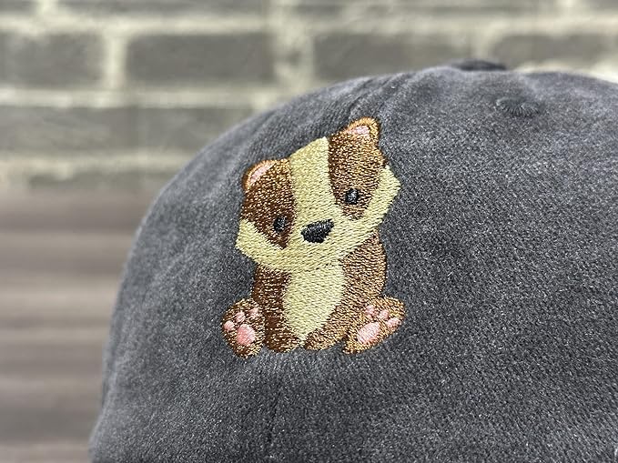 Adjustable Embroidered Animal Baseball Hat for Toddler Kid