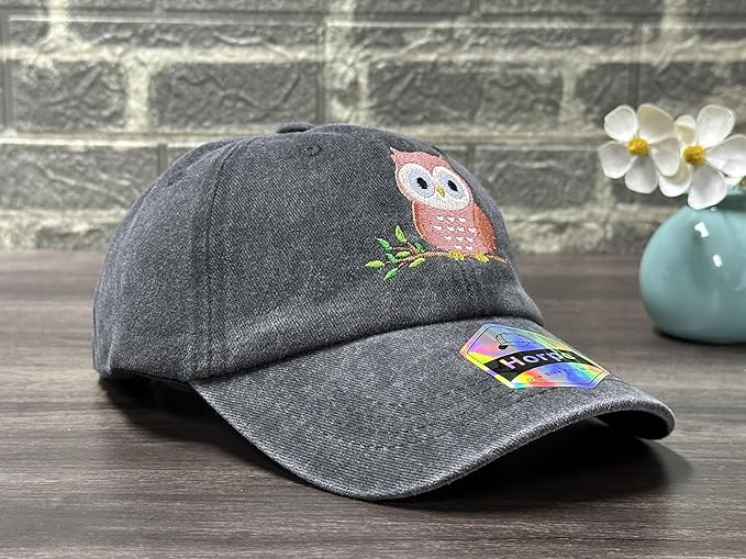 Adjustable Embroidered Animal Baseball Hat for Toddler Kid