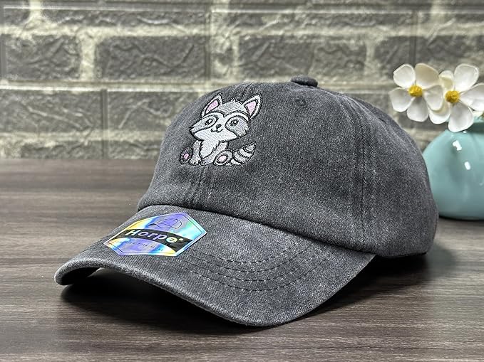 Adjustable Embroidered Animal Baseball Hat for Toddler Kid