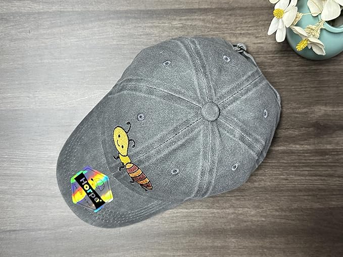 Adjustable Embroidered Animal Baseball Hat for Toddler Kid