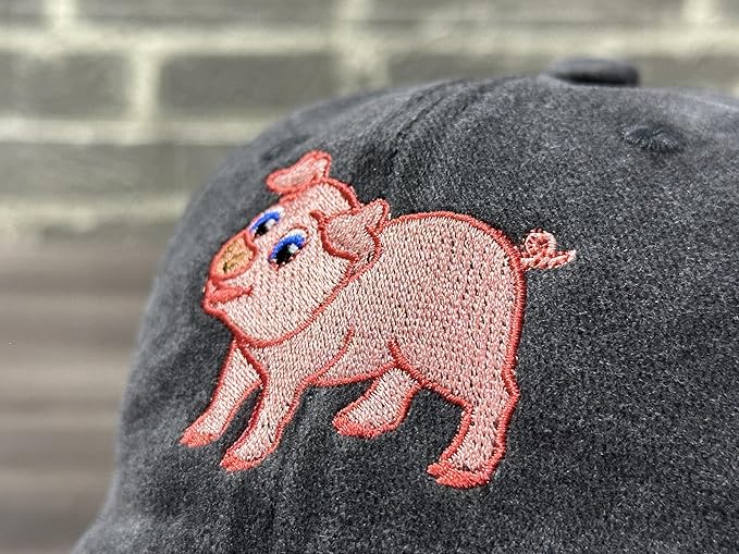 Adjustable Embroidered Animal Baseball Hat for Toddler Kid