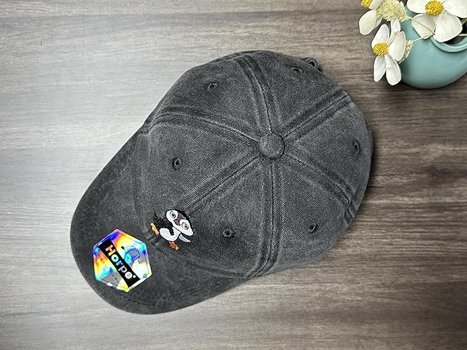 Adjustable Embroidered Animal Baseball Hat for Toddler Kid