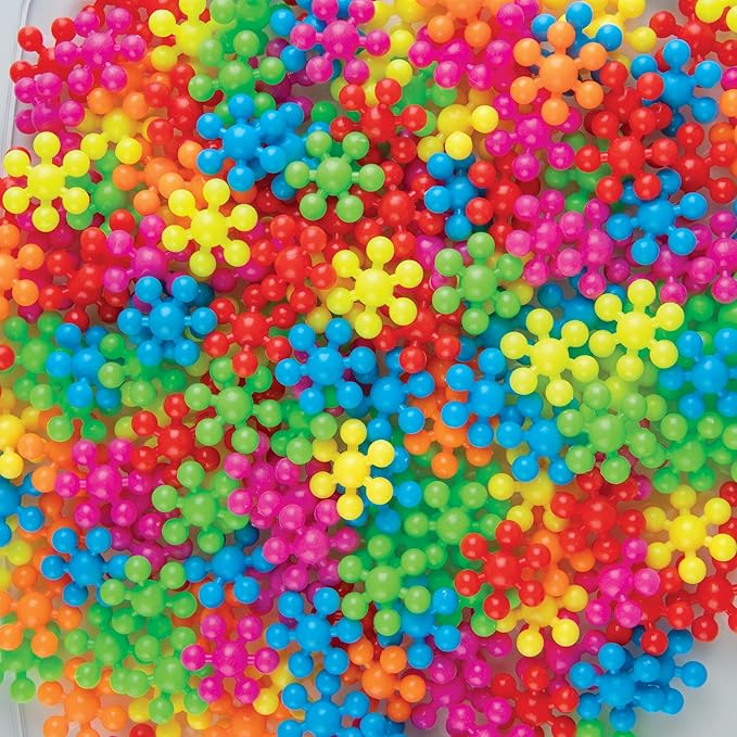 ORB Flower Snaps - 200 Pieces STEM Toys, Building Blocks for Kids - Flower Shaped Interlocking Clip Together Building Discs - Fun, Educational, Creative Connect Toys for Boys and Girls Ages 3 and Up
