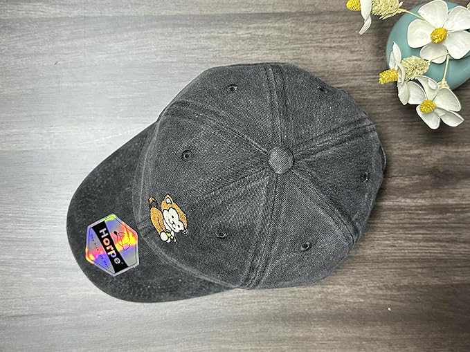 Adjustable Embroidered Animal Baseball Hat for Toddler Kid