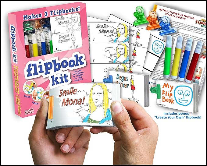 Fliptomania Bundle of 5 Flipbook Kits for Kids - Save 20%