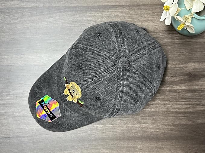 Adjustable Embroidered Animal Baseball Hat for Toddler Kid