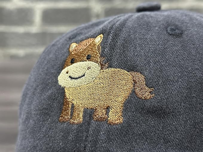 Adjustable Embroidered Animal Baseball Hat for Toddler Kid