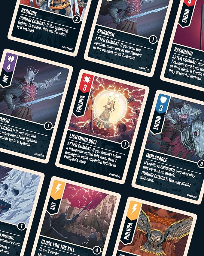 Restoration Games Unmatched The Witcher Realms Fall - Strategy Board Game for 2 to 4 Players - Witcher Heroes Expansion with Four Battlefields - 30 Min Playtime - Ages 9+