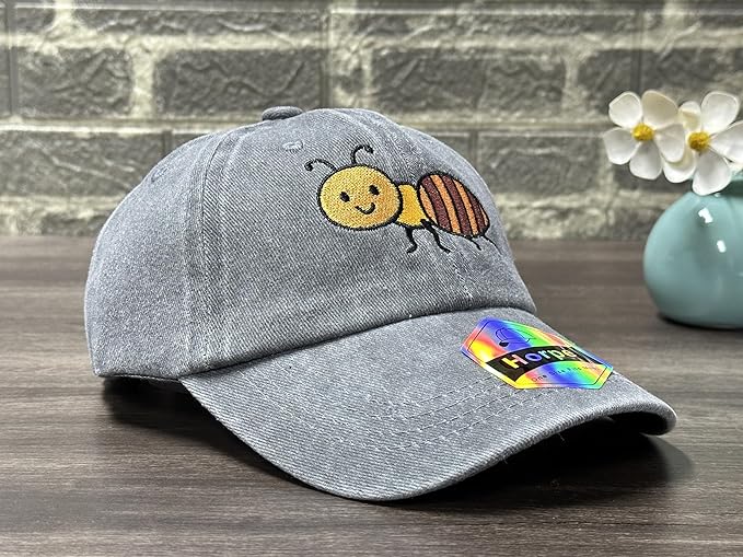 Adjustable Embroidered Animal Baseball Hat for Toddler Kid