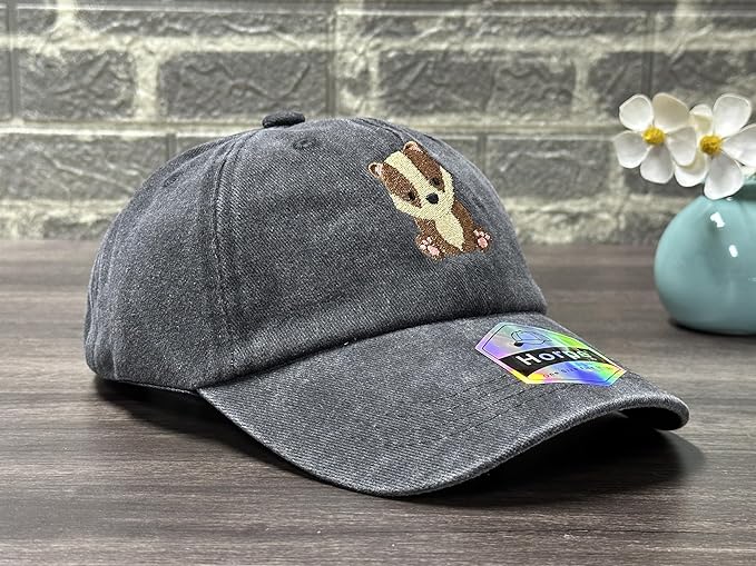 Adjustable Embroidered Animal Baseball Hat for Toddler Kid