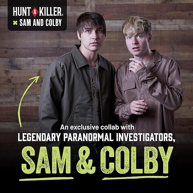 Hunt A Killer x Sam and Colby: The Haunting at Wicker Ridge, Immersive Beginner-Friendly Mystery Game, Stocking Stuffers for Fans of Ghost Hunting & Paranormal Thrillers, 90–120 Min Playtime, Ages 14+