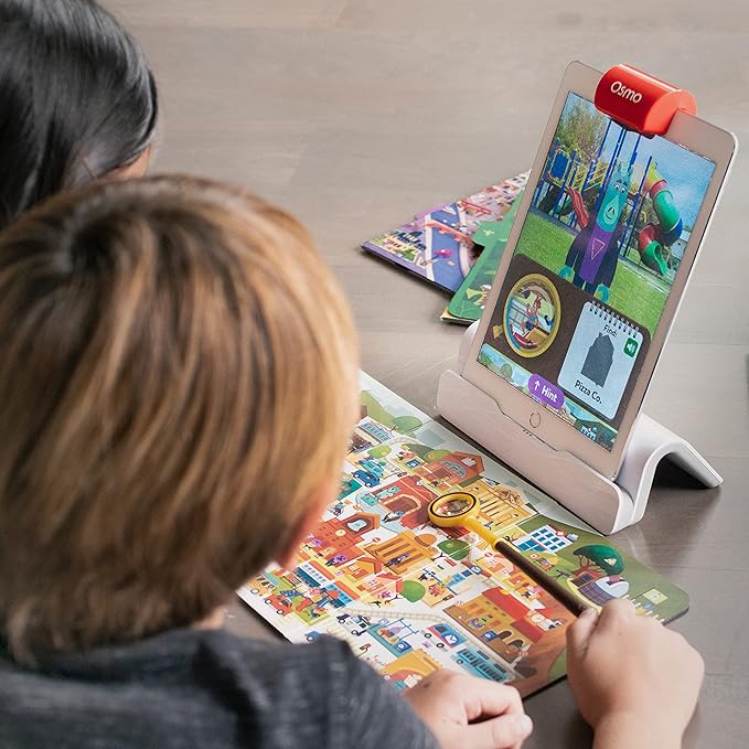Osmo - Detective Agency - Ages 5-12 - Solve Global Mysteries - Educational Learning Games - STEM Toy - Gifts for Kids - Ages 5 6 7 8 9 10 11 12-For iPad, iPhone or Fire Tablet (Osmo Base Required)