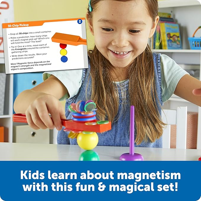 Learning Resources STEM Explorers Magnet Movers - Science For Kids Sensory Bin, Critical Thinking, Fine Motor Toys, Classroom Math Supplies, Homeschool Crafts, Educational Games, Birthday Gift