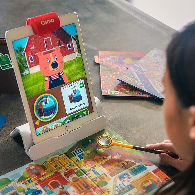 Osmo - Detective Agency - Ages 5-12 - Solve Global Mysteries - Educational Learning Games - STEM Toy - Gifts for Kids - Ages 5 6 7 8 9 10 11 12-For iPad, iPhone or Fire Tablet (Osmo Base Required)